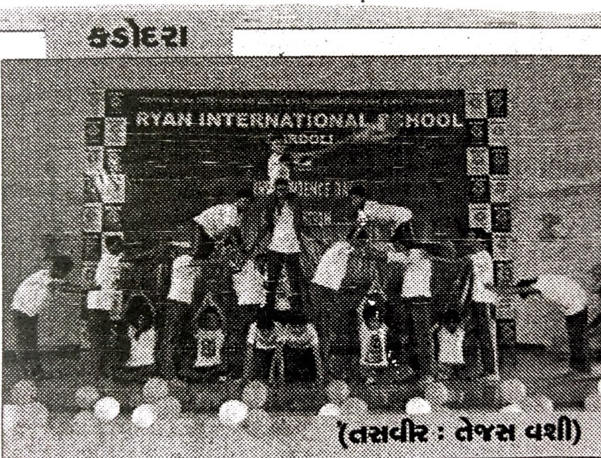 Independence Day was featured in Gujarat Guardian - Ryan International School, Bardoli